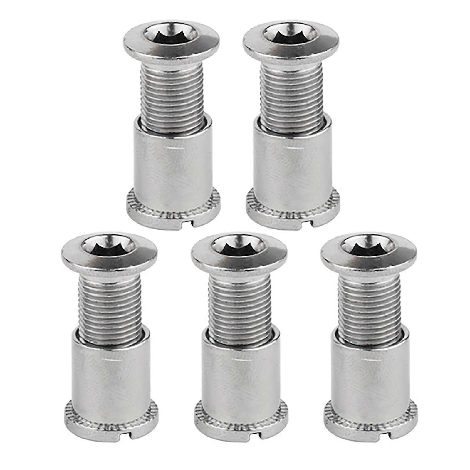 Mountainbycles Double Triple Chain Screws - Durable Lightweight Steel Cycle Accessory, Pack of 5, Compatible with Most Bikes