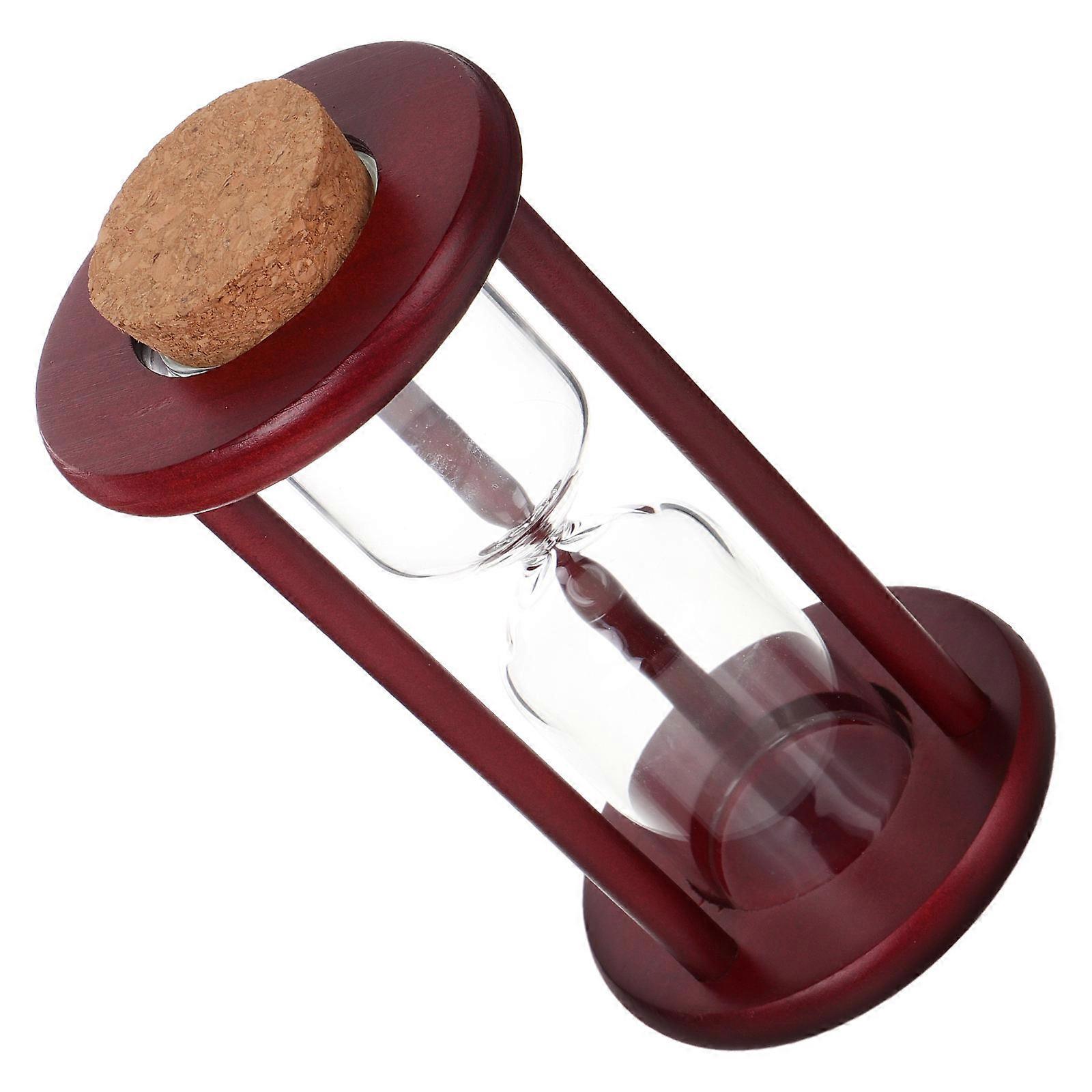 Hourglass Timer Creative Diy Craft Empty Refillable Sand Timer For Home Decor Brown 17.00X9.70X9.70CM Elegant Design Time Management 1Pcs