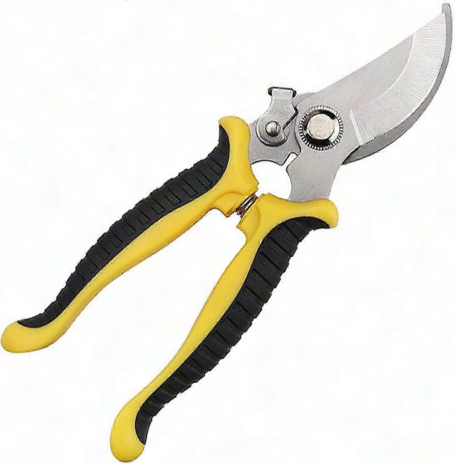 Pruning Shears with Locking Mechanism for Garden Use