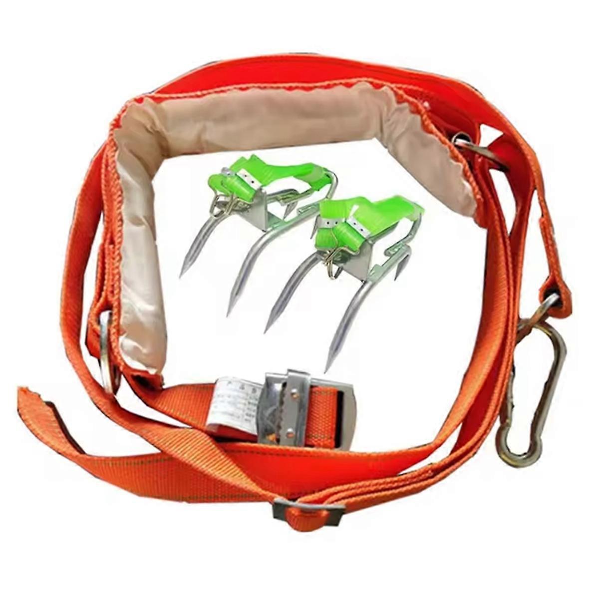 Pole Climbing Spikes Non-Slip Tree Climbing Spurs Tree Climbing Tool Kit for Hunting Observation Picking Fruit Coconut