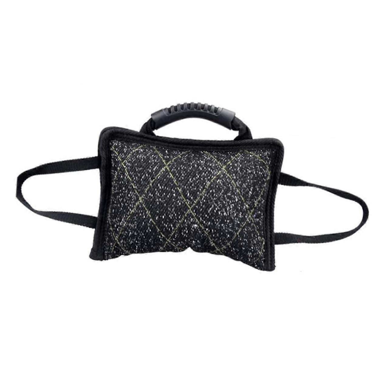 Pet Cushion with 3 Handles for Dog Training Toy, Tug of War and Sports, Durable Fabric, Medium Size, Ideal for All Breeds