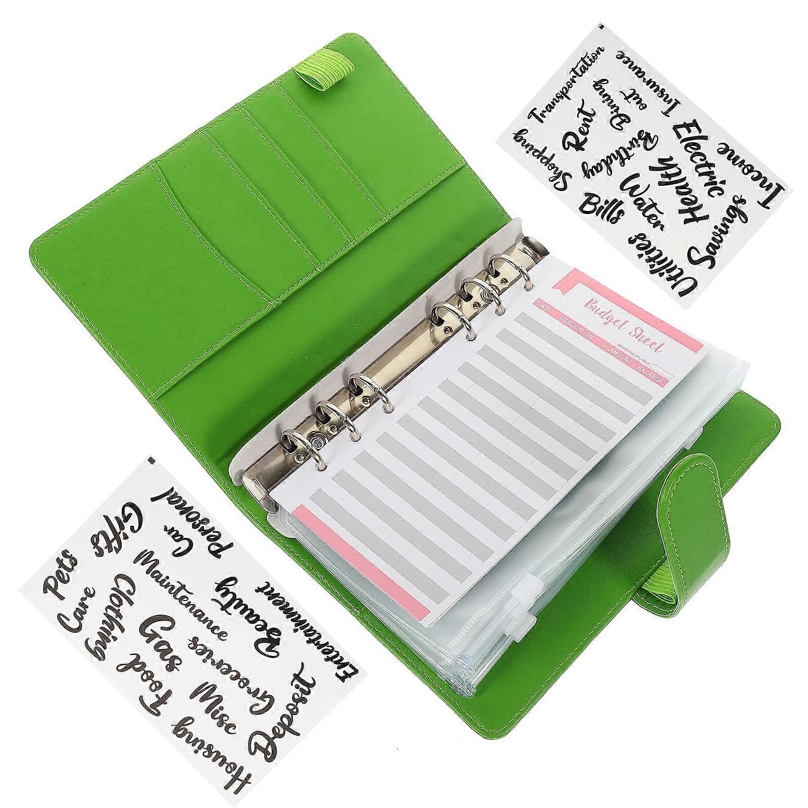 for Cash Budgeting Budget Tools Loose-Leaf Binder Design Paper Material Home Use 19.00X14.00X4.00cm 1 Set