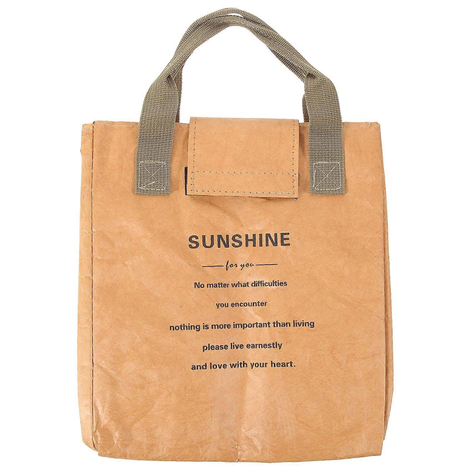 Lunch Bag For Men Work Insulated Tote Portable Design For Home Use 10.22x7.86x6.29inch 1Pack