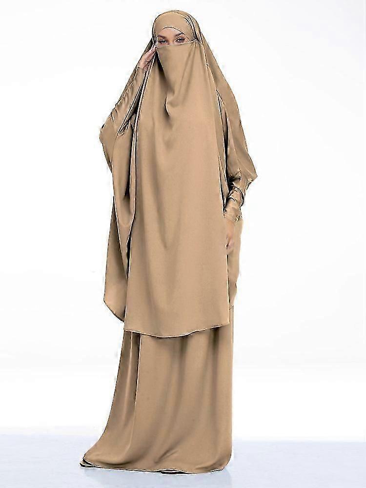 عيد المرأة المسلمة جلباب الحجاب اللباس مجموعة صلاة الملابس عباية طويلة خمار رمضان ثوب عبايات تنورة مجموعات الملابس الإسلامية النقاب