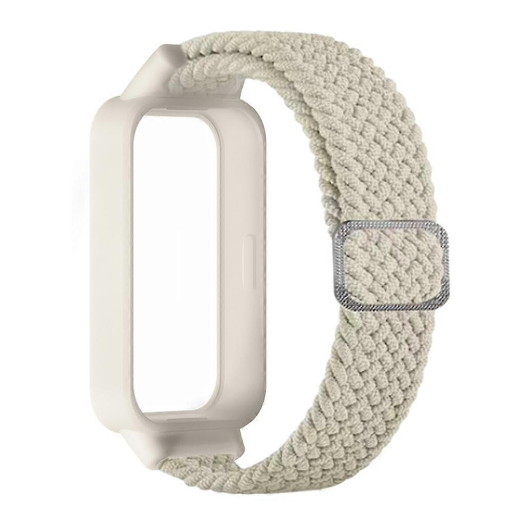 Xiaomi Smart Band 9 Active Redmi Band 3 szőtt nylon szíjjal Snap-On Case óraszíjjal