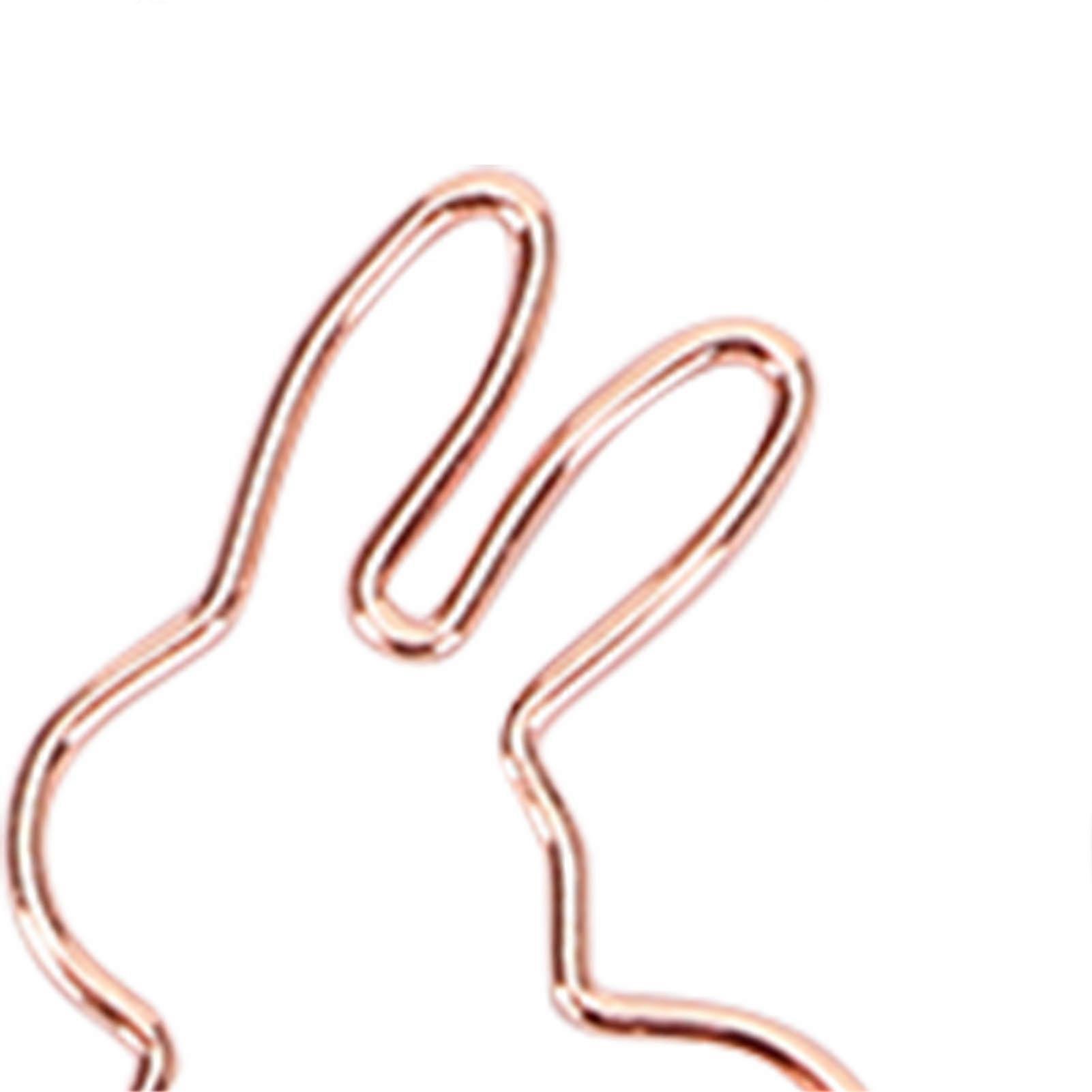 100PCS Paper Clips Strong Clamping Force Slip Resistant Portable Electroplating for Office Family School