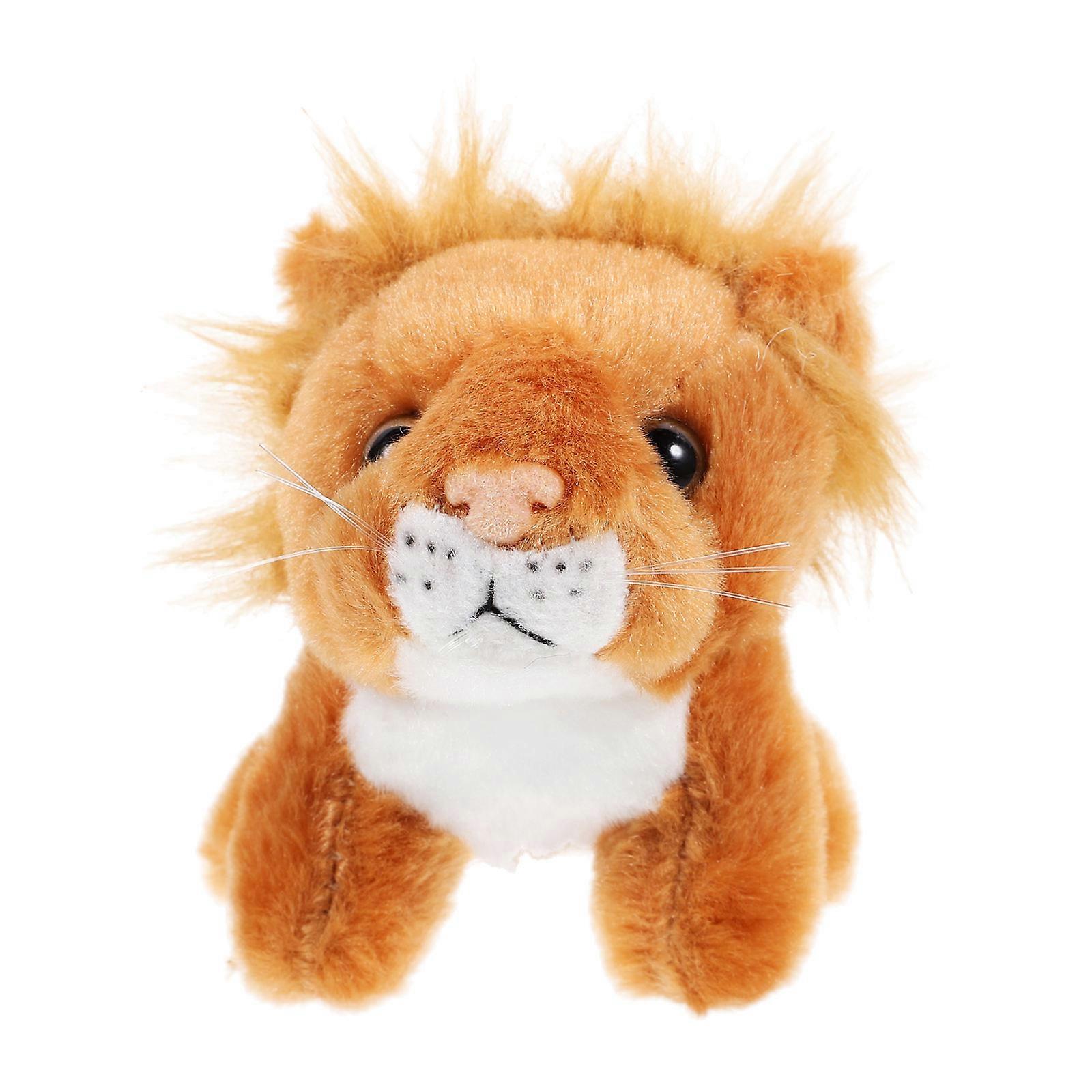 MLINS Lion Plush Backpack Charm Keychain 1 Set Aesthetic Fluffy Key Ring