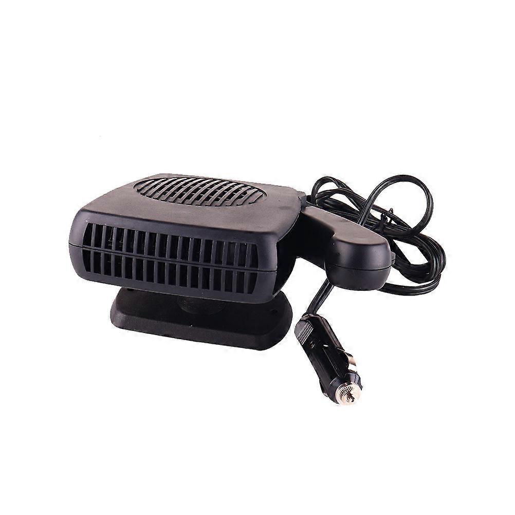 Auto Snow Defogger Car Heater Warmer Anti-fog Summer Cooling Driving 13x11x7.5cm Black 1Pack