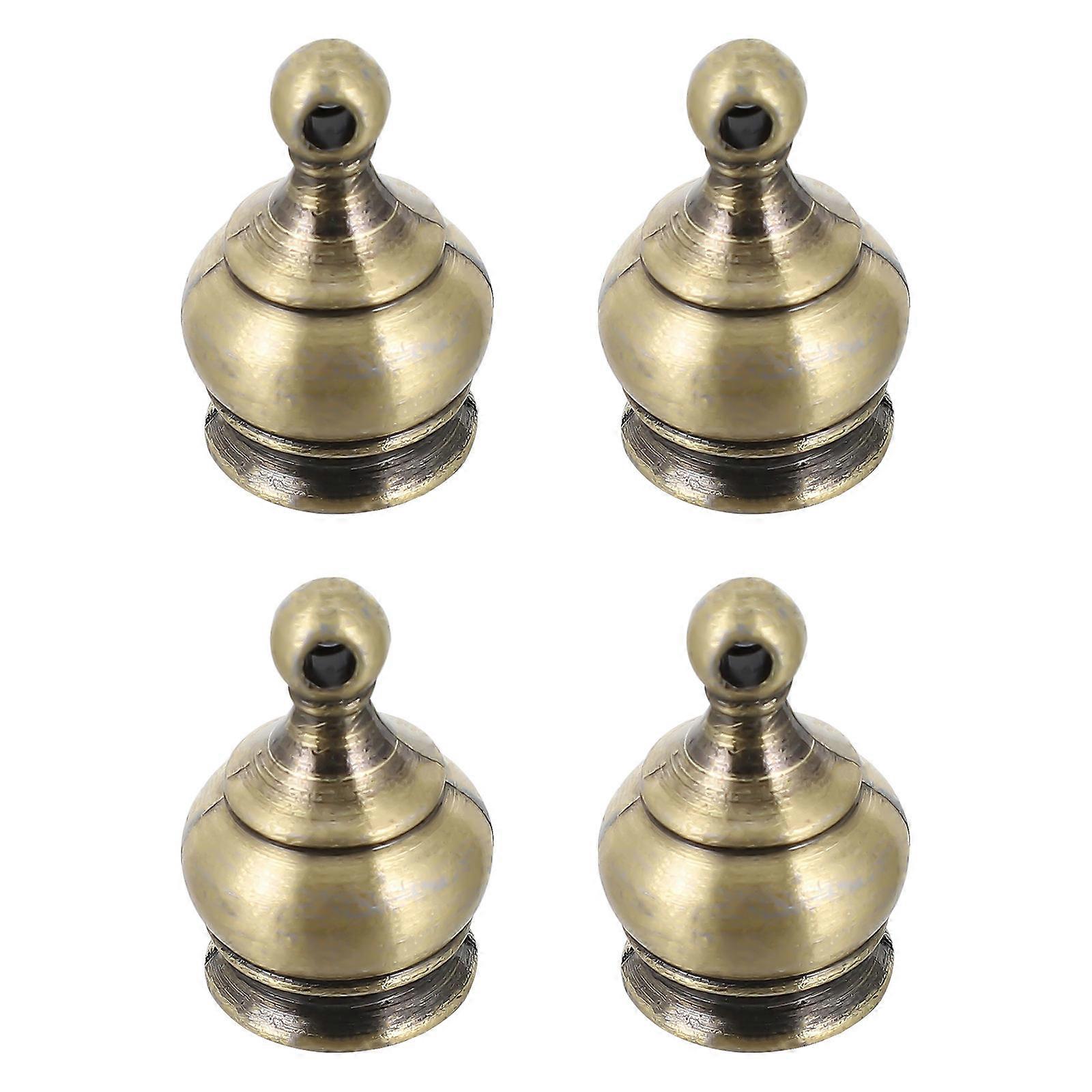 4pcs Decorative Lamp Finial Nut Knob Light Screw Caps for Floor and Table Lamps
