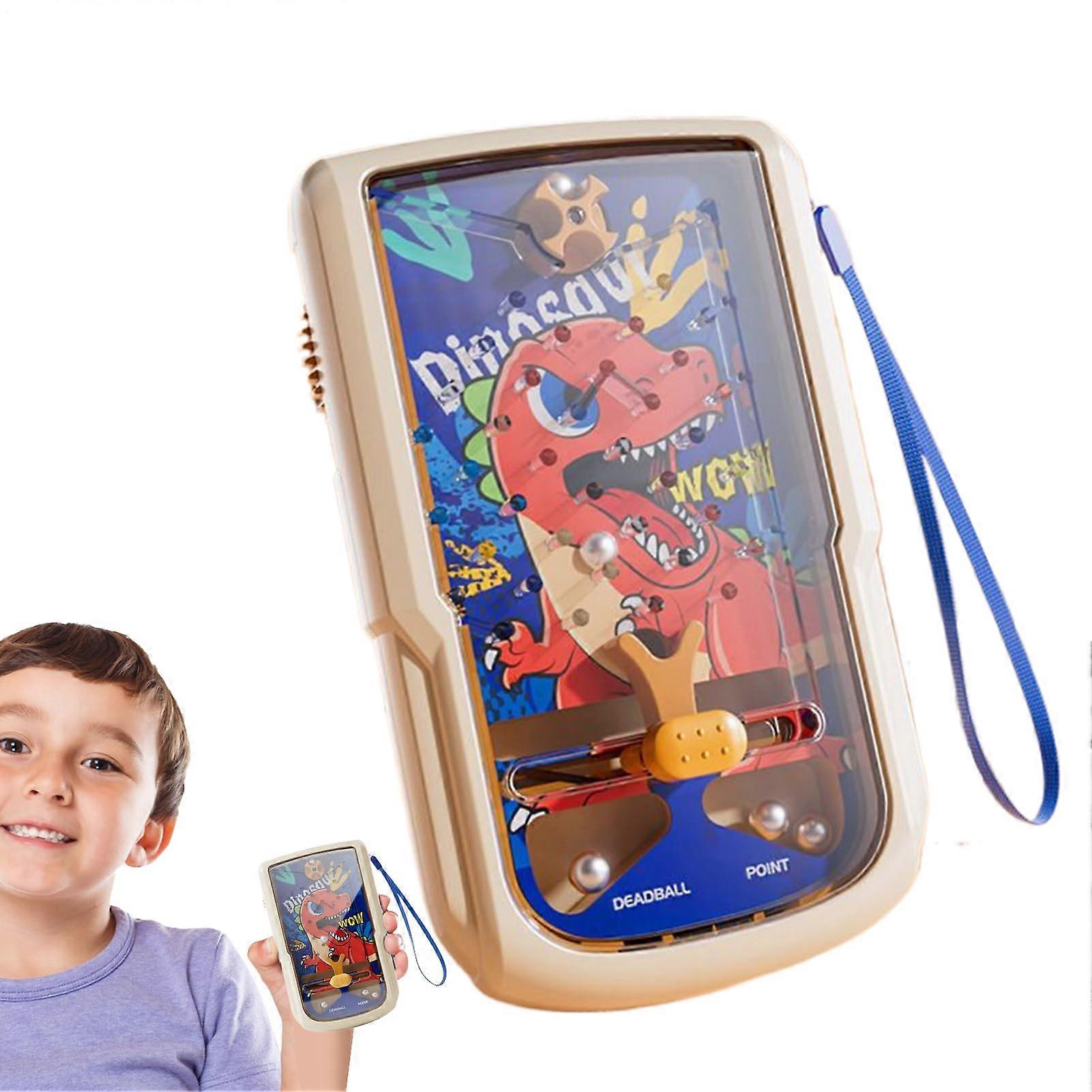 Ball Catching Machine Tabletop Home Arcade For Kids And Girls, Dinosaur Theme, Stress-Relief Gadget