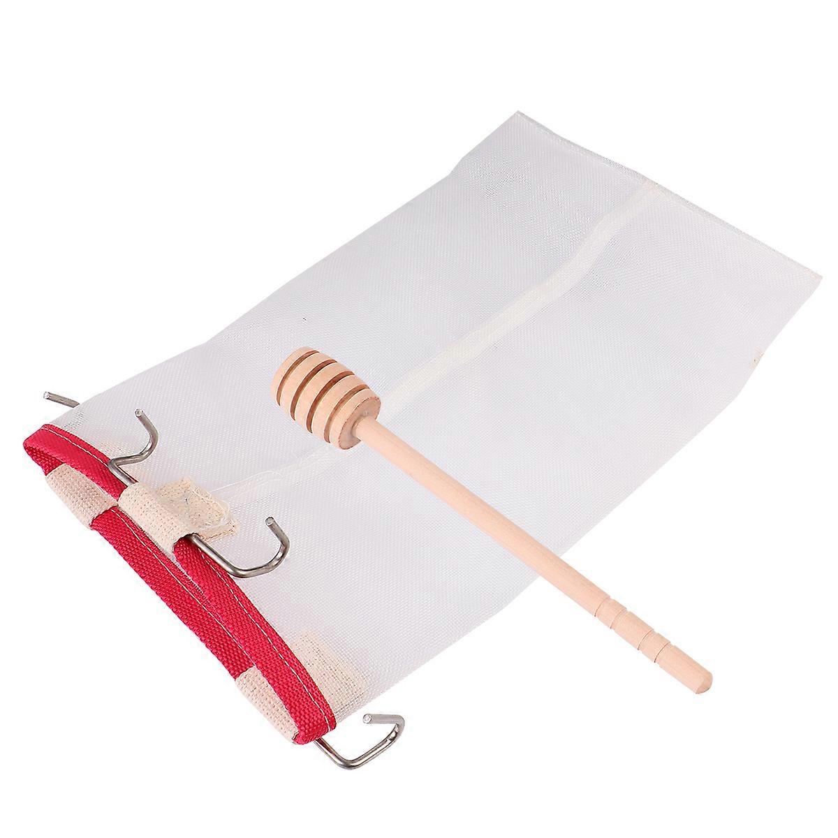 Honey Strainer Tools Beekeepers 36x23cm White Filtering Honey Square Mesh 2Pcs