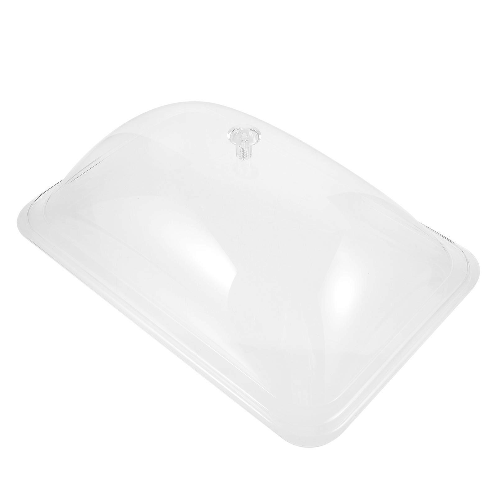 Transparent Cake Cover with Handle for Home Use Elegant Food Dome Protector 9.8 Inches