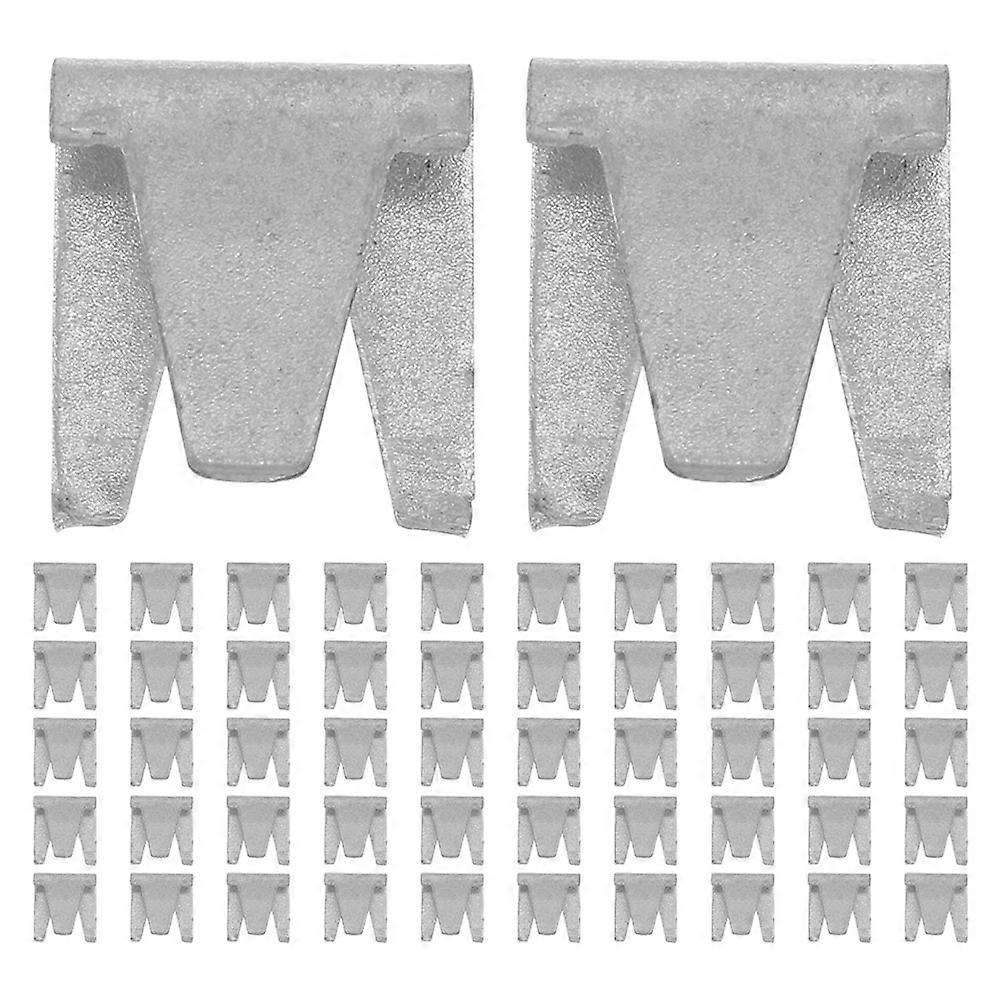 Cage Building Clip Snap Hooks for Small Cage Durable Usage in Bird Cage 1.10X1.10X0.80CM Silver 300Pcs