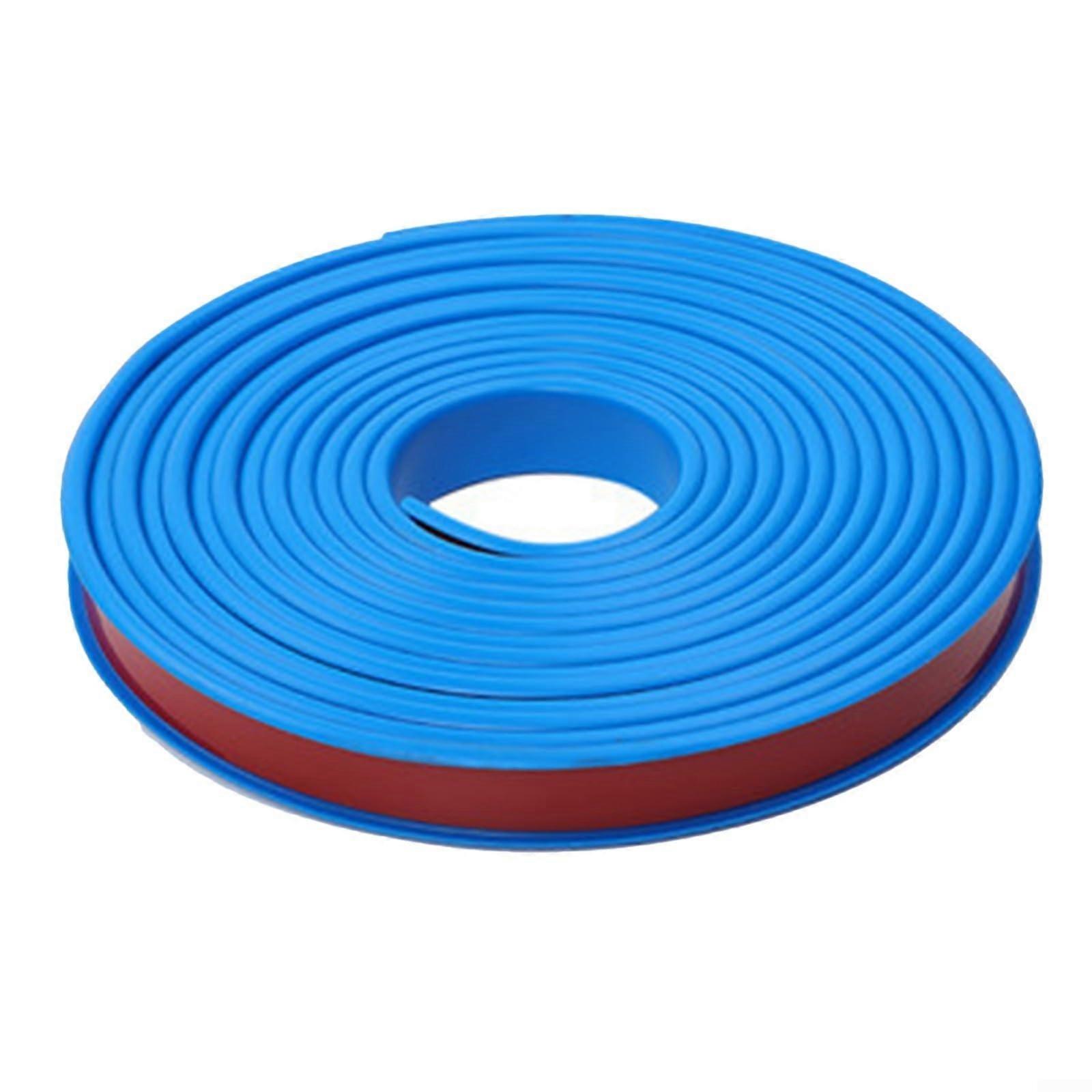 TPE sealing strip Ushaped edge protector for tables and cabinets with easy application (blue)