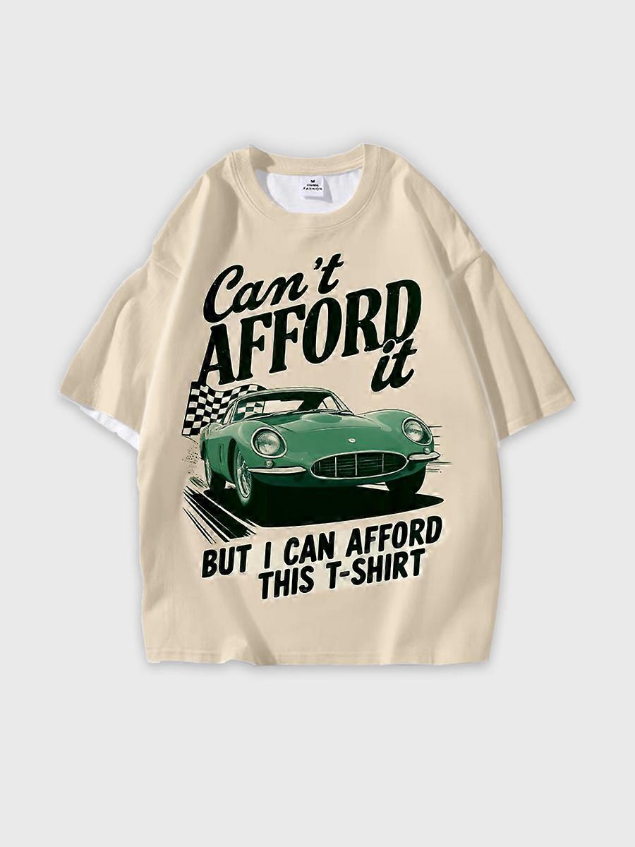 T-shirt round neck Pattern loose short sleeve N241