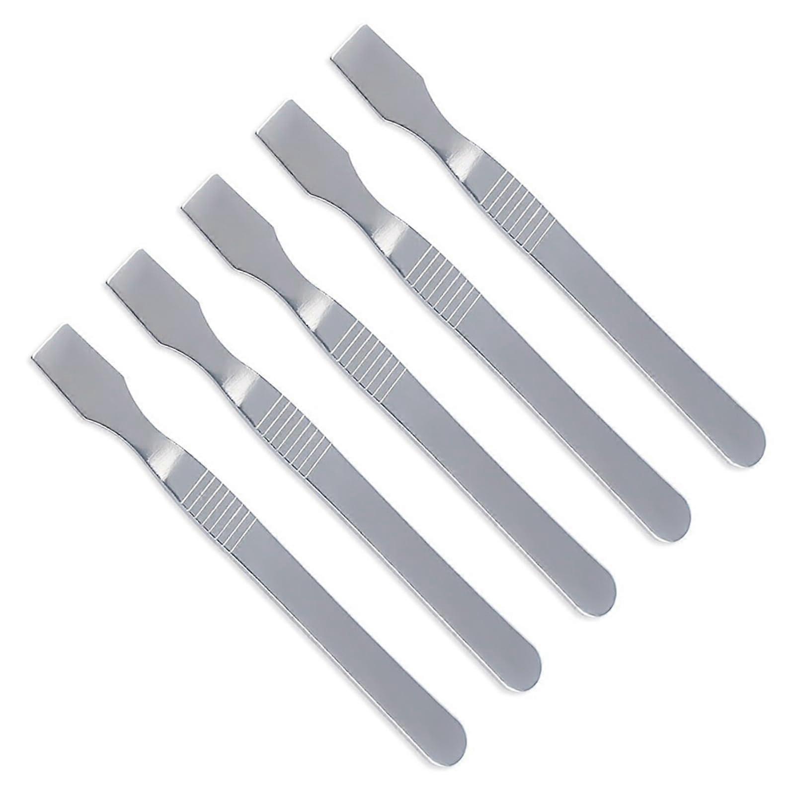 5 Pieces Phone Repair Stainless Steel Scraper Tool Set for Precise Solder Paste Leveling and Component Removal Tasks