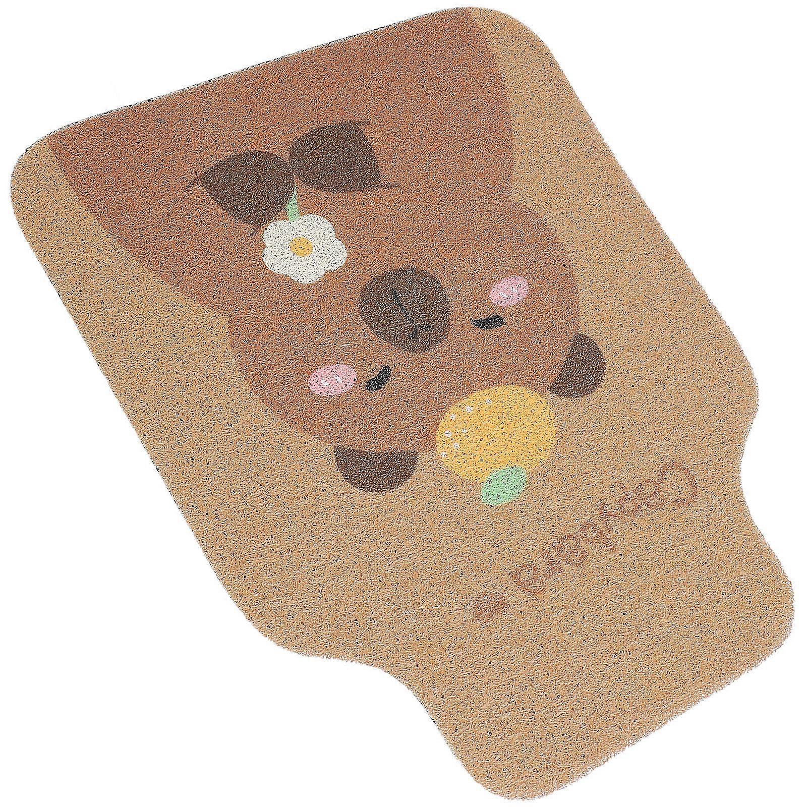 Durable Slip Resistant Floor Mat with Cartoon Design for All Seasons   Easy to Clean Decorative Car Floor Mat for Vehicles