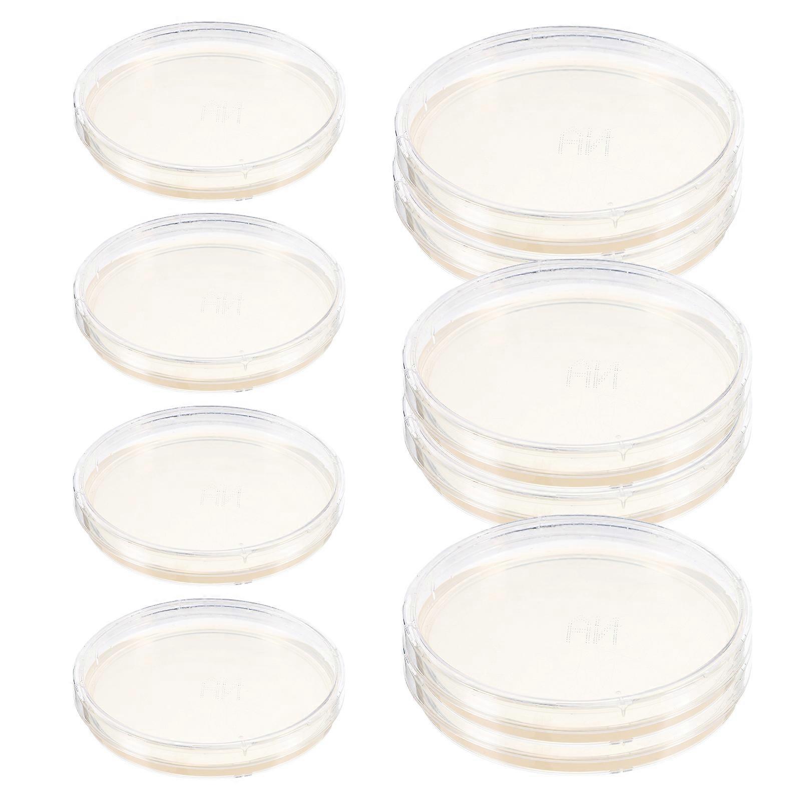 Transparent Agar Petri Dishes for Science Projects and Lab Use 10pcs Portable Size