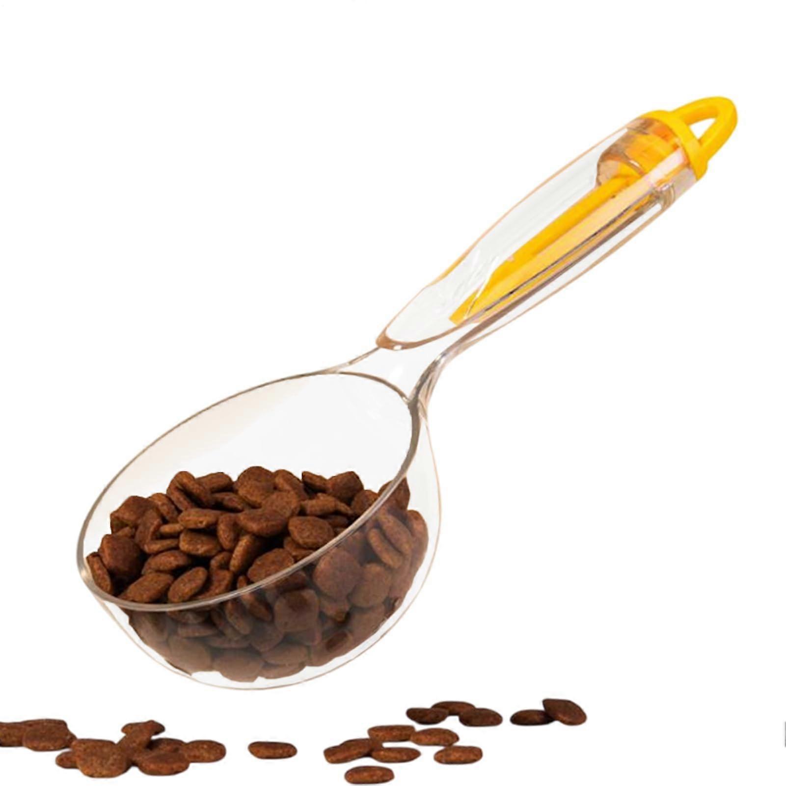 Dog And Cat Food Scoop With Airtight Clip, Multifunction Cat Treat Strips, Squeezer Spoon, Snack Can Opener