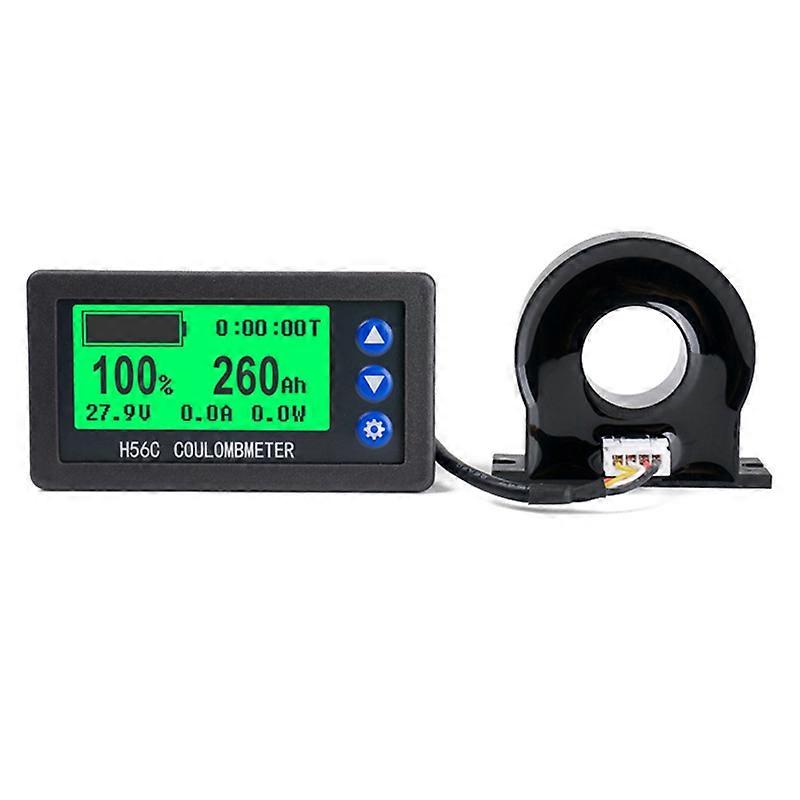 Battery Monitor Hall Coulomb Meter DC 8-100V 200A