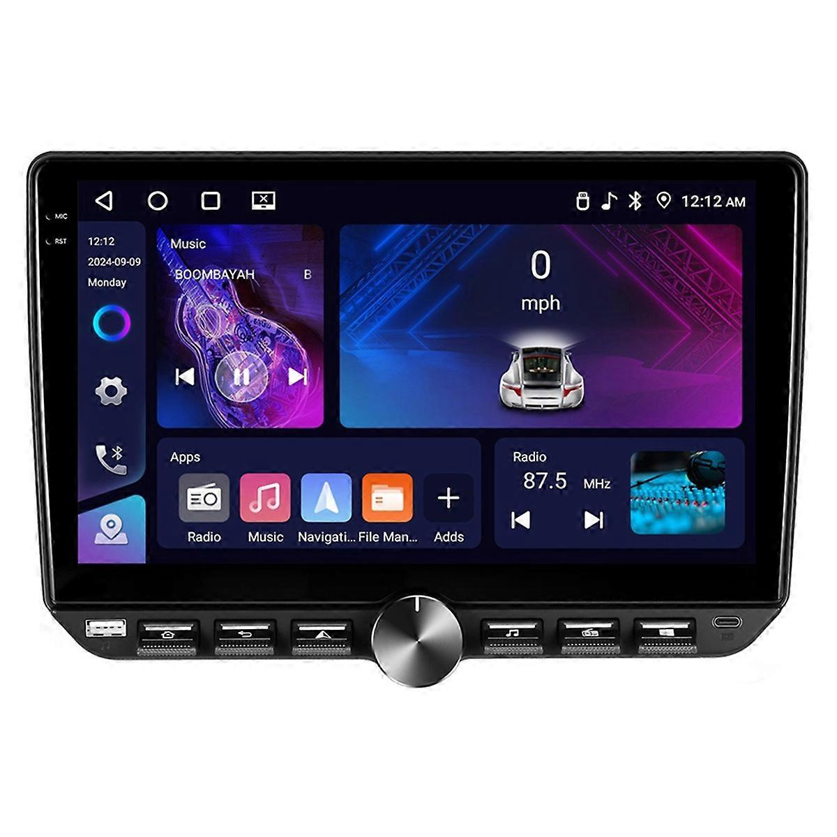 Android 15 Universal 10inch Car Stereo Radio Wireless Carplay Android Auto Multimedia Player WIFI F