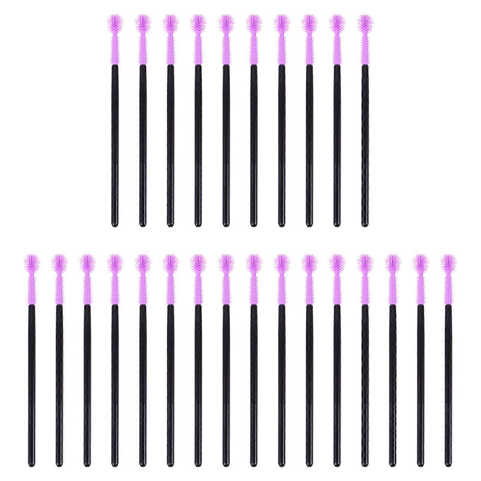 50pcs Disposable Eyelash Eyebrow Makeup Eyelash Mascara Wands