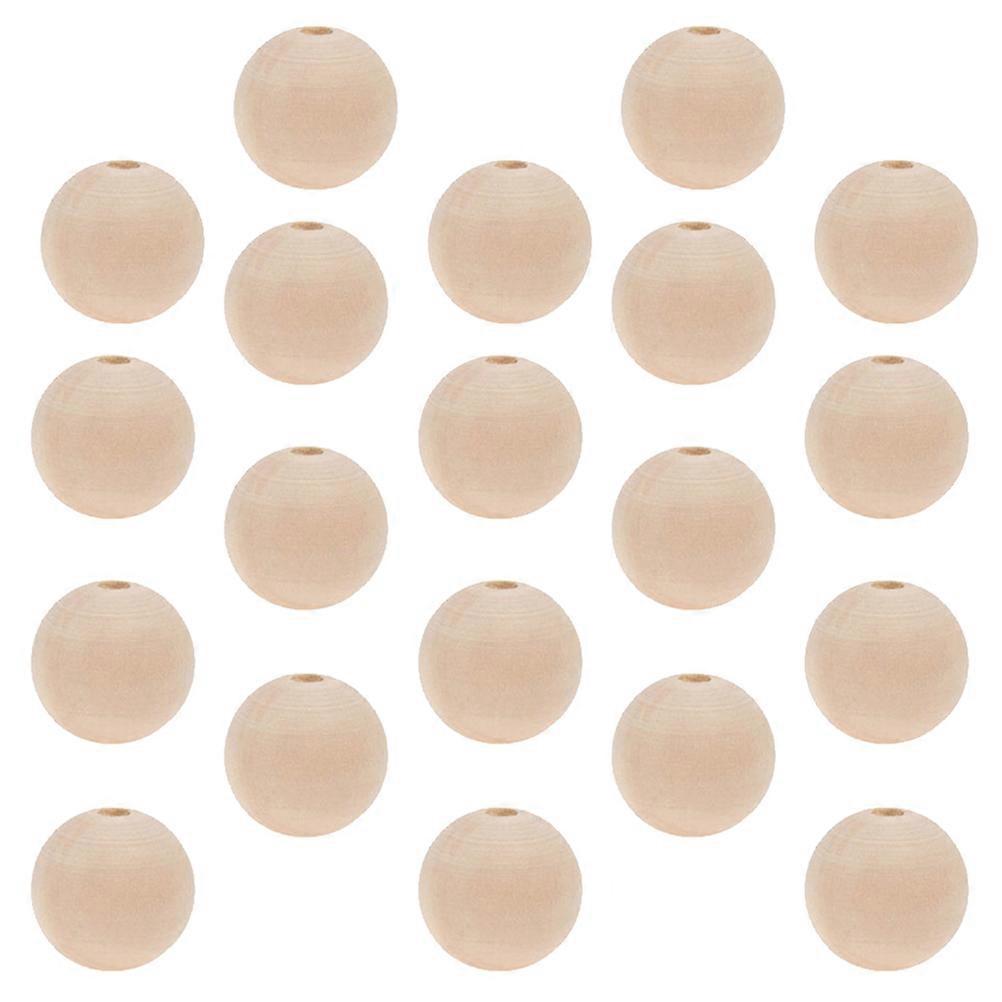 50 قطعة من البلاستيك الكاكي غير المكتمل الخشب فاصل الخرز لصنع الحرف اليدوية ، قوية ودائمة