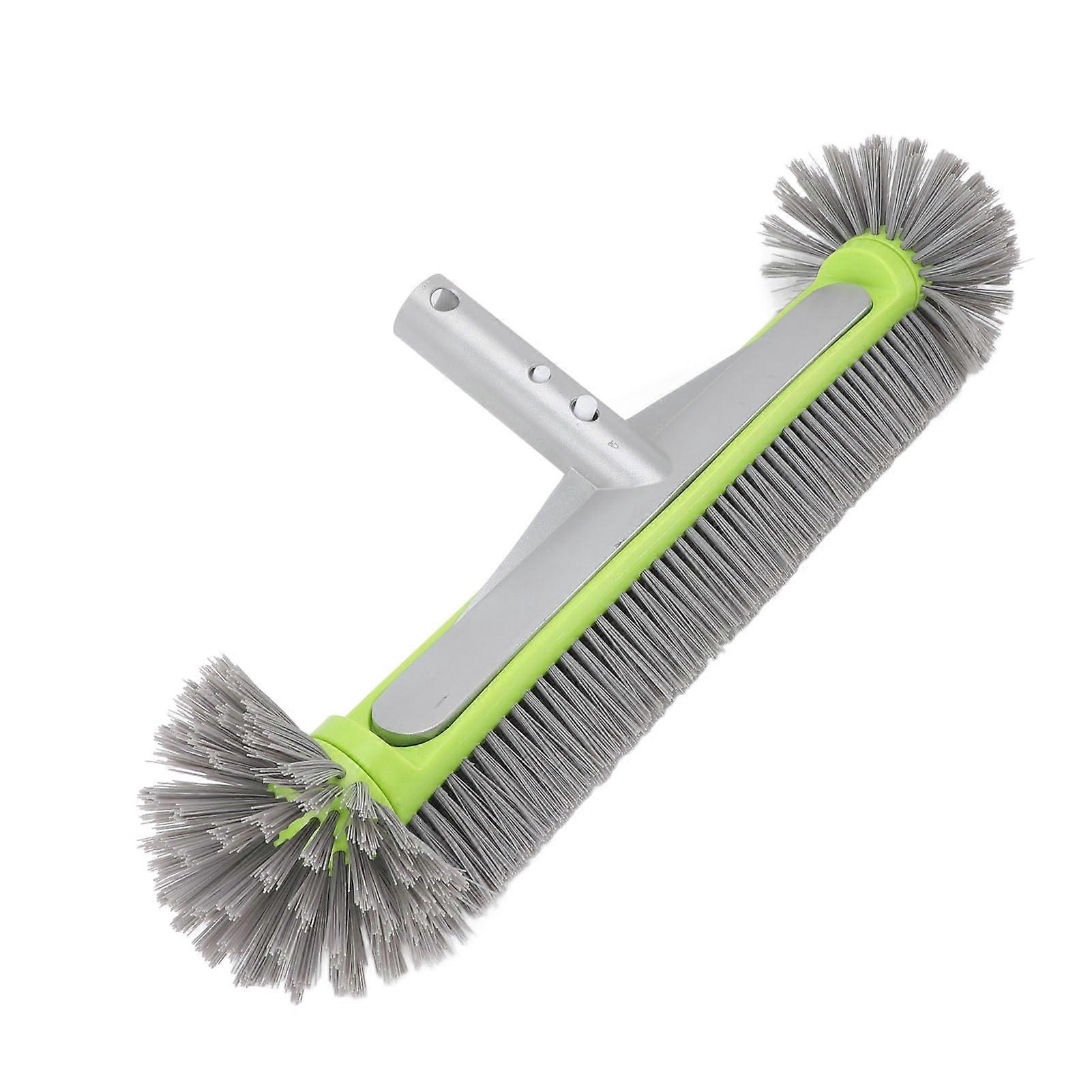 Swimming Pool Brush Head 17.7 Inch with High Density Nylon Bristles for Pool Walls Tiles and Floors Cleaning