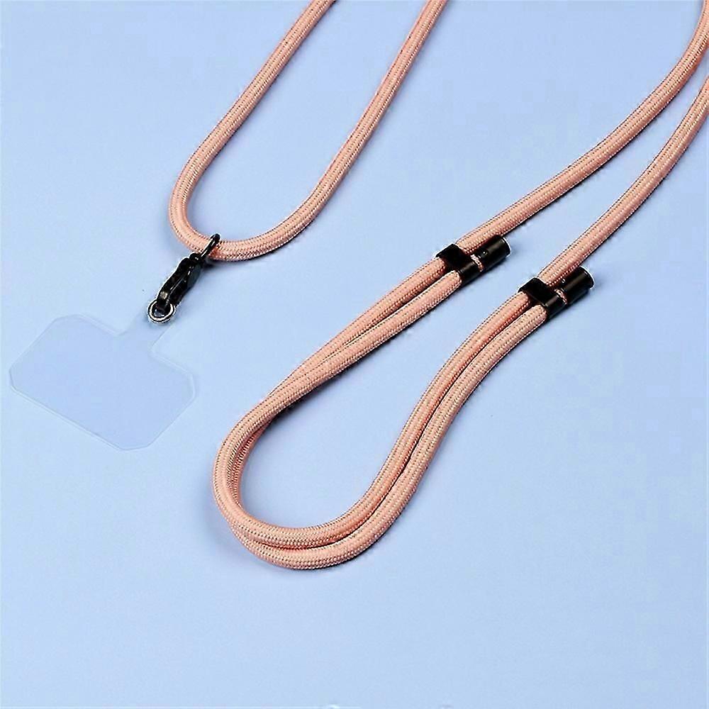 Type F Phone Lanyard Universal Crossbody 6mm Thick Polyester Adjustable Strap with Tether