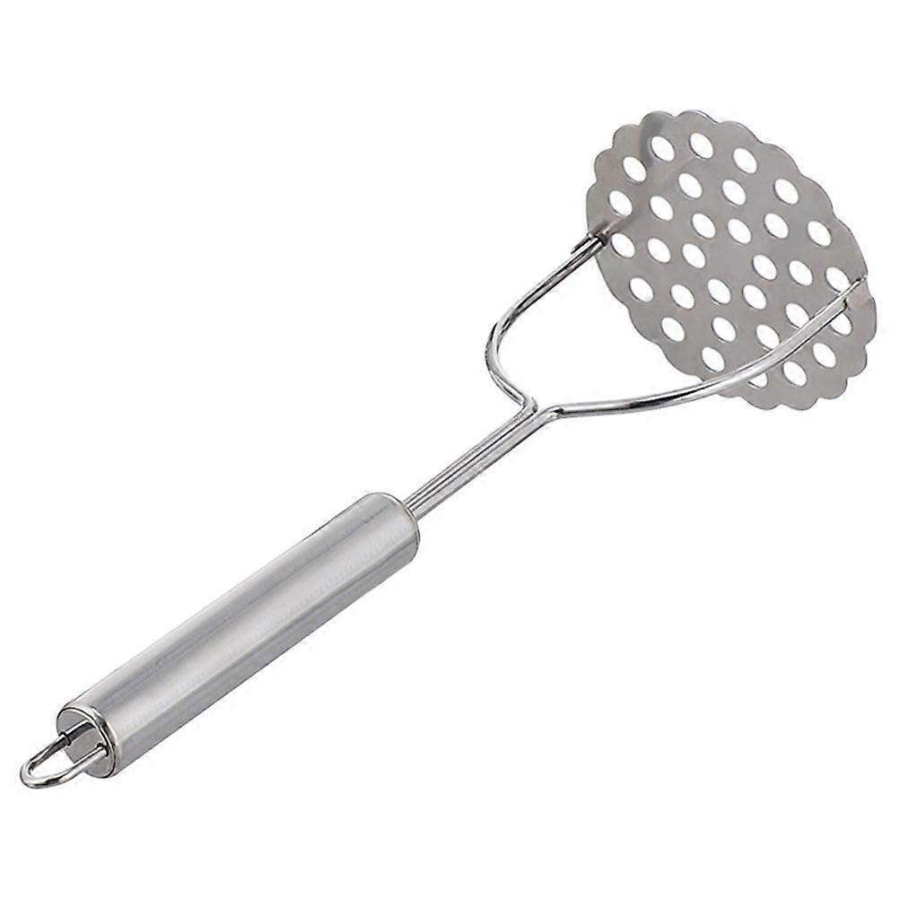 Stainless Steel Potato Masher for Home Use with Comfortable Long Handle and Design 7 Inch