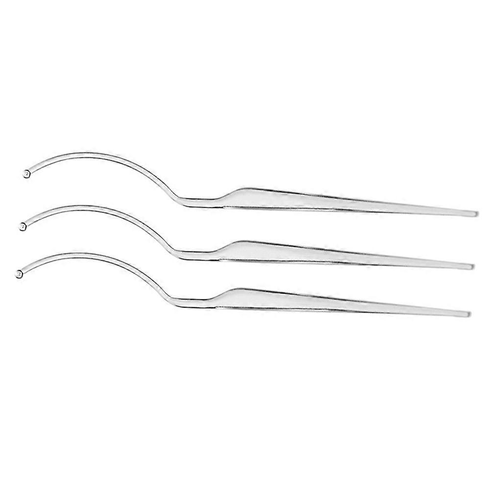 White Plastic Eyelash Display Stick for Women Durable Grafting Tool with Workmanship 3pcs