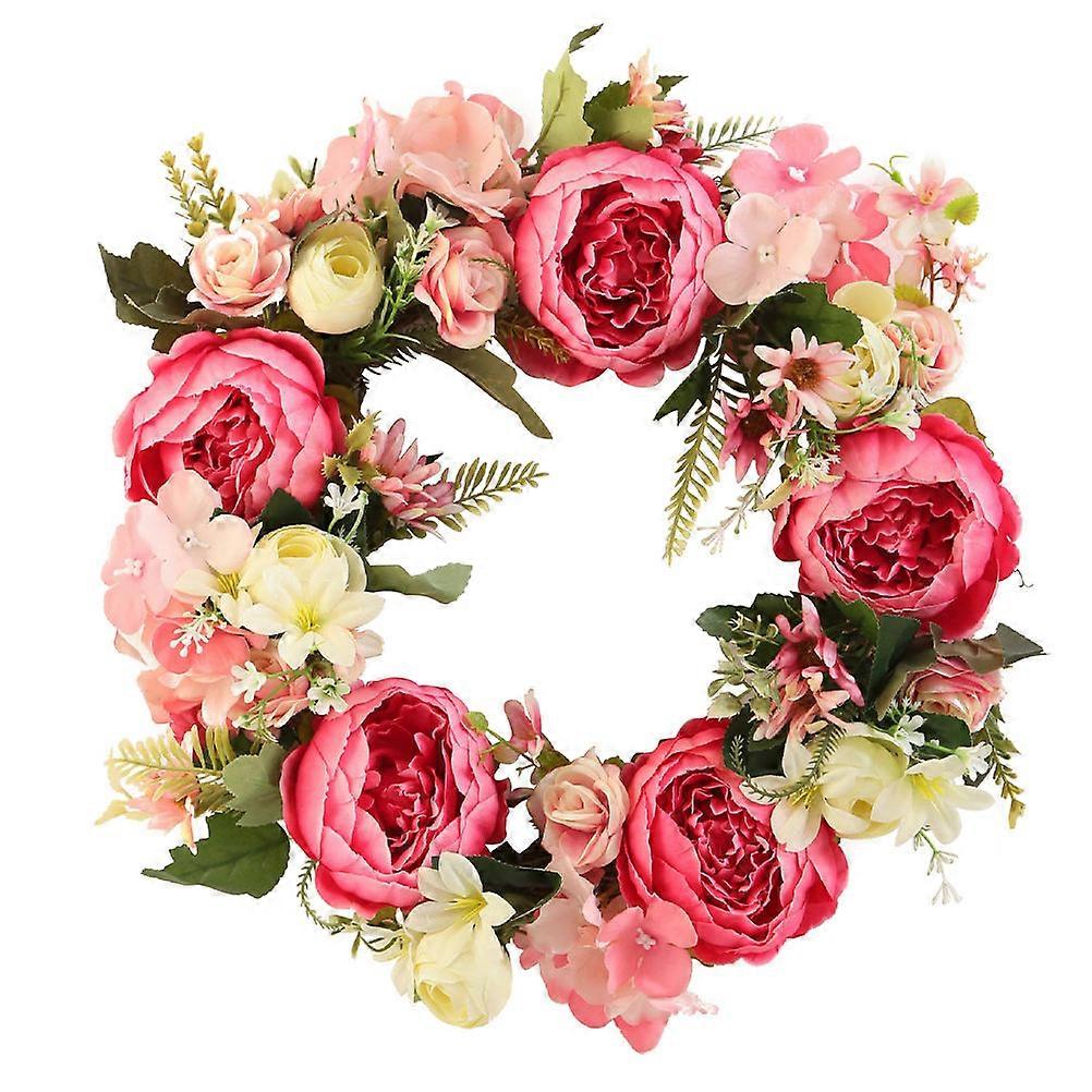 Versatile Floral Garland for Home Decor, and Attractive Plastic Silk Design