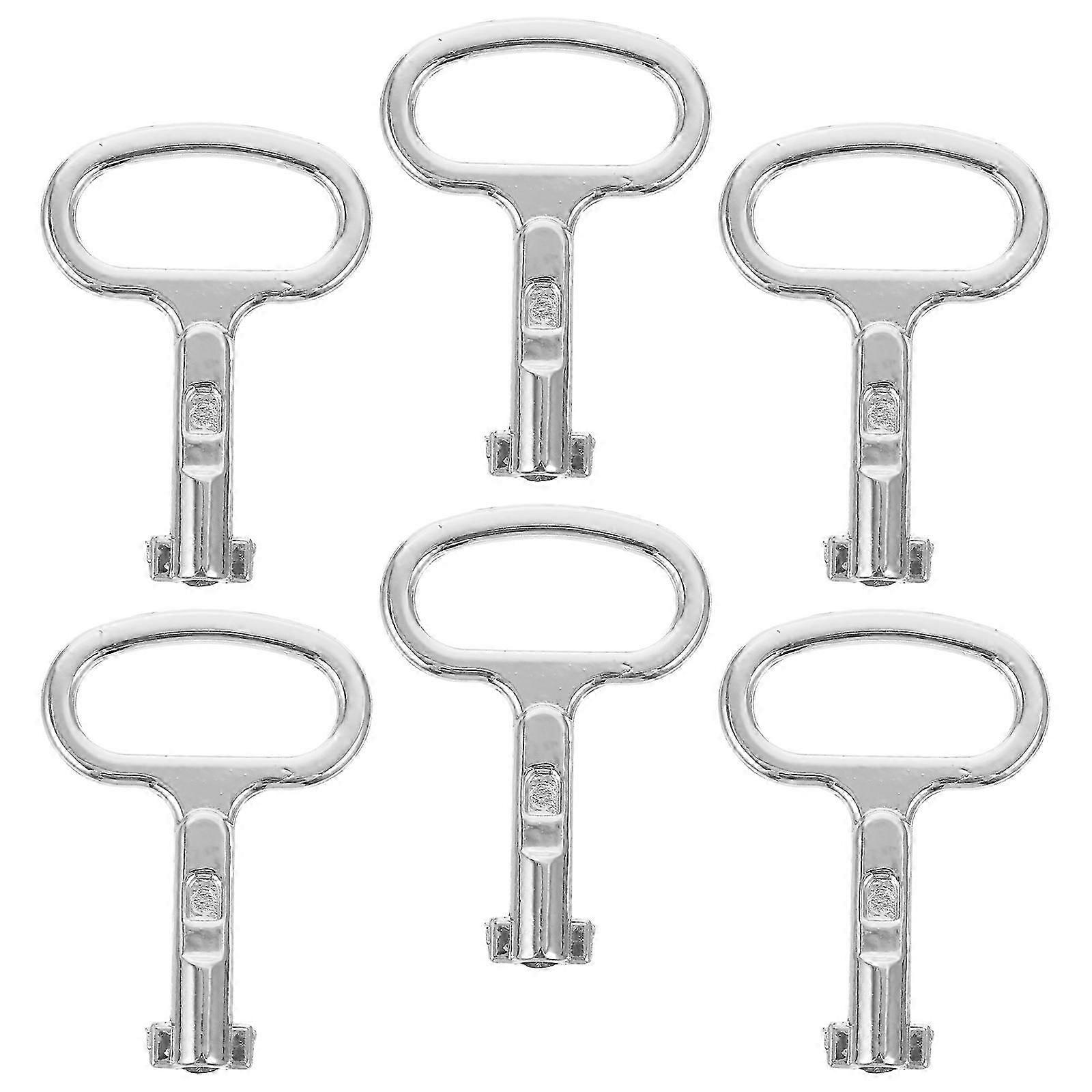 6pcs Cabinet Spanners Keys Utility Keys Electric Cabinet Keys Water Meter Valves Keys-Good