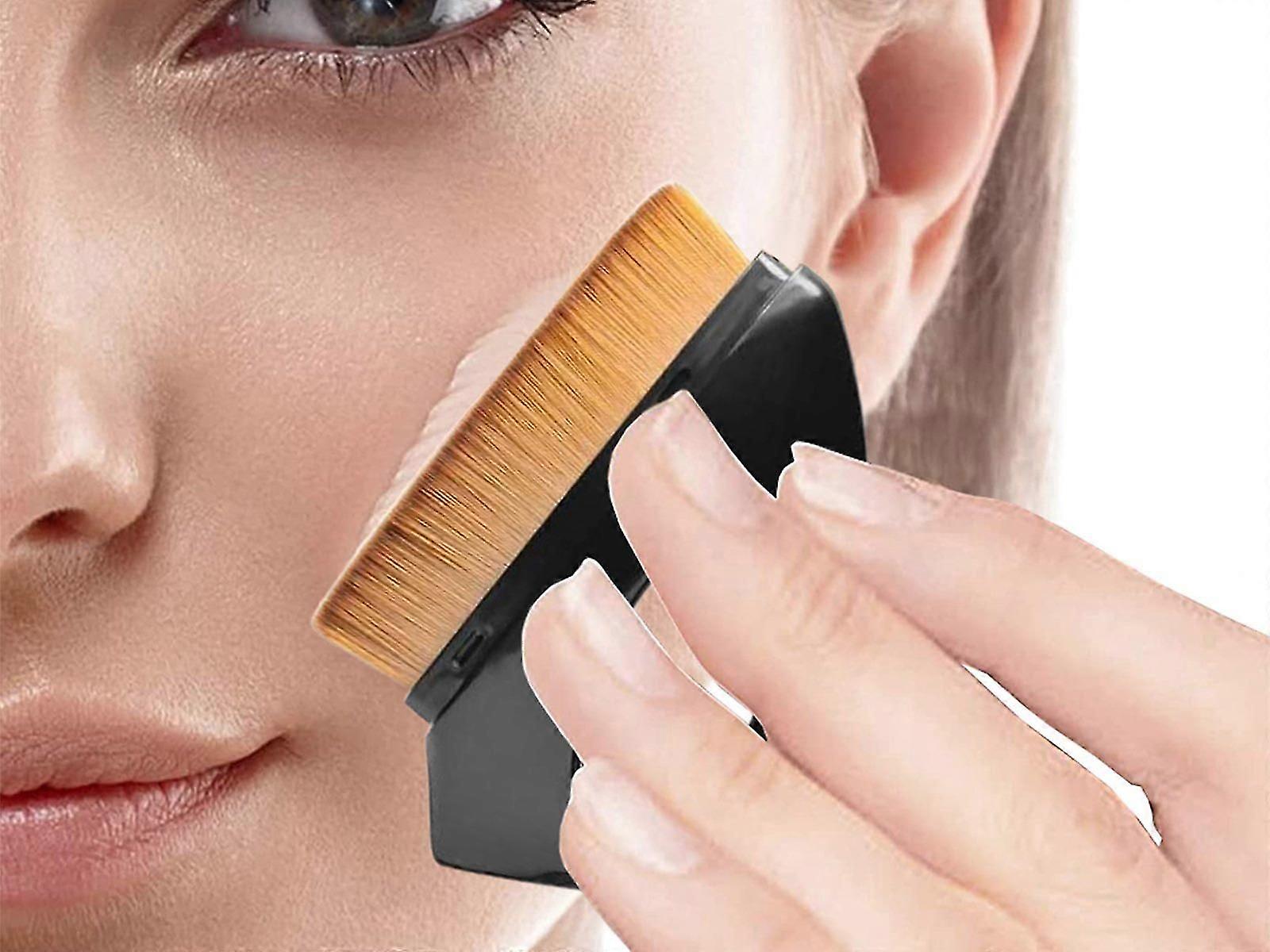 4PCS Flat Top Foundation Makeup Brush Seamless Face Applicator Brush