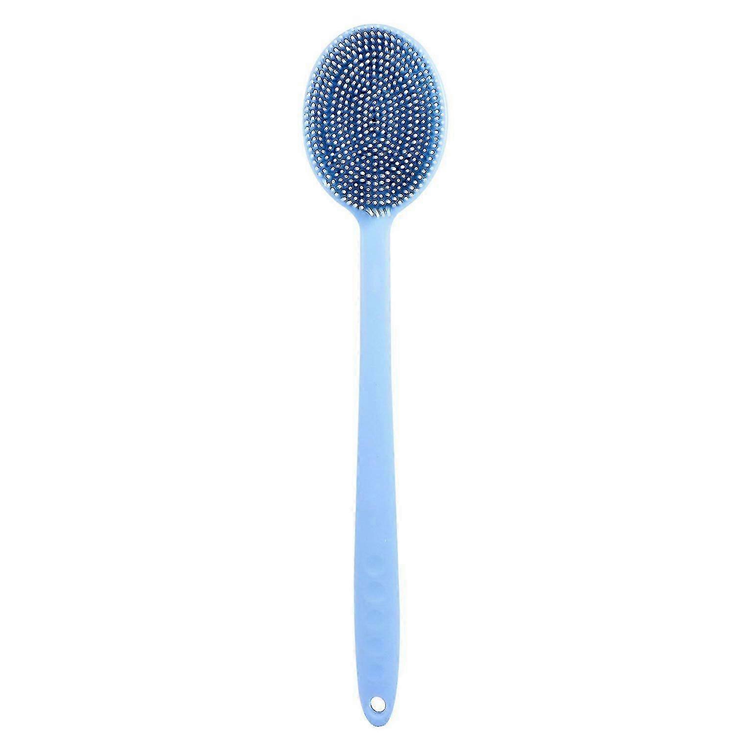 Premium Silicone Bath Brush with Long Handle - Gentle, Durable, Ergonomic Shower