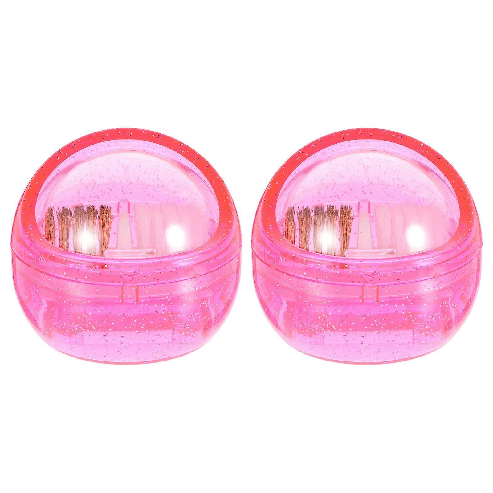 Nail Drill Cleaning Brush Set 2pcs Durable Nail Art Brush for Home Salon Use, Comfortable Grip & Sturdy Design for Sanding Head Maintenance