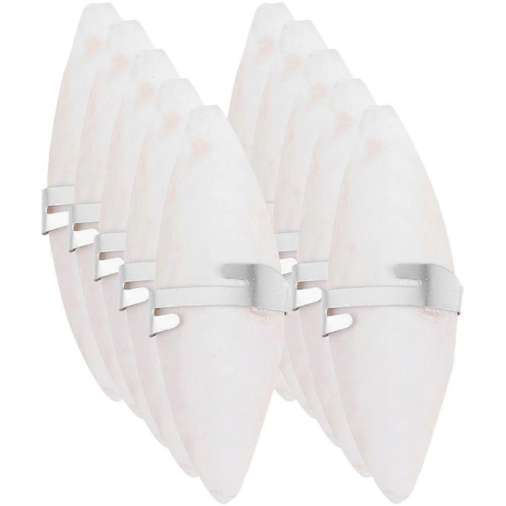 10Pcs Bird Chewing Toy For Parrots And Hamsters Irregular Shape White Cuttlebone Calcium Supplement