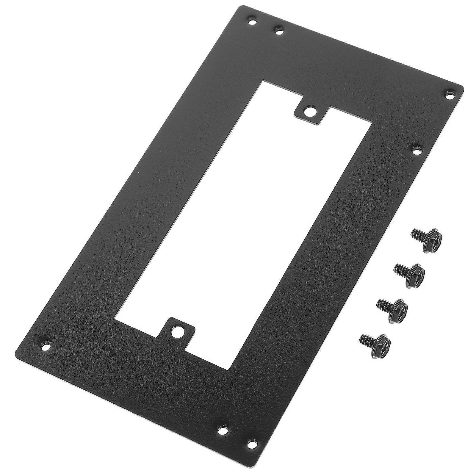 Aluminum ATX Power Supply Bracket For Computer Cases With Black Anodized Finish For Upgrading Computer Systems 1Set