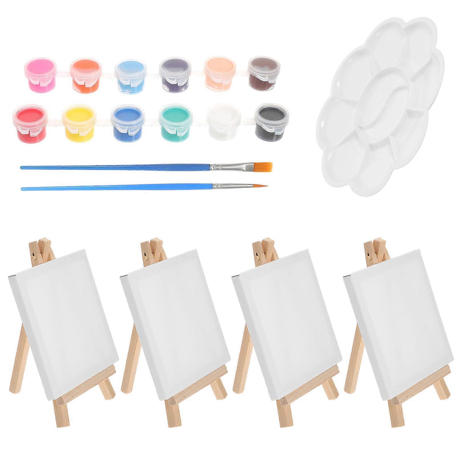 Oil Painting Kit With Canvas For Painting Frame Parties And Tabletop Decorations In Multi Wood 1Set