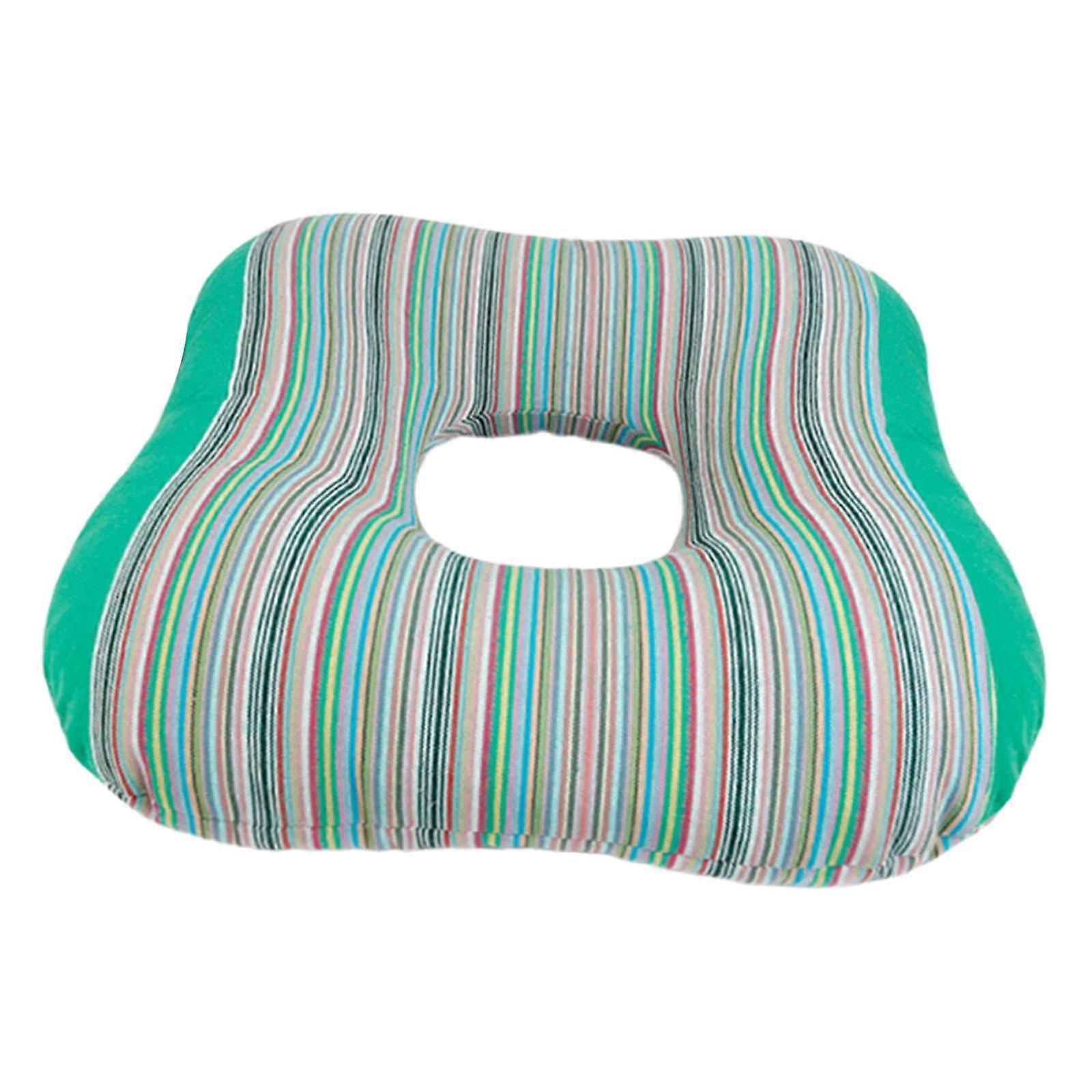 Seat Cushion Ergonomic Donut Cushion for Tailbone Relief, Soft Foam Core, Gift Ready, Green