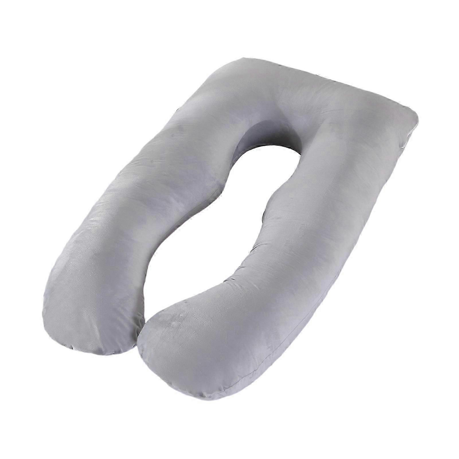 Full Body U-Shaped Pillow Crystals Velvets Pillowcase Breathable Zipper Pillow Case for Sofa Pillow