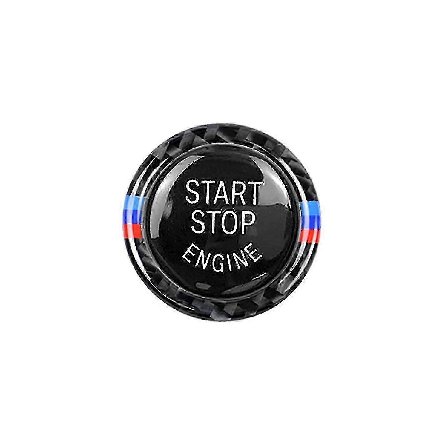 Start Stop Button Για BMW E90 E60 E70 Κόκκινο Διακόπτη Φρένου Ανταλλακτικό Κάλυμμα Fit 3 5 Series X5 X6 Μαύρο