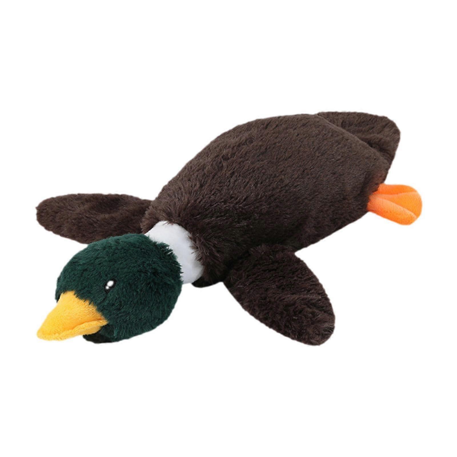 Stuffed Squeaky Dog Toy: Plush Cotton-Filled Duck, Puppy Training Toy, Chew Toy, Pet Plush