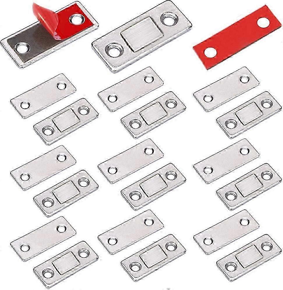 Cabinet Magnetic Catch 10 Pack Ultra Thin Cabinet Door Magnetic Catch For Drawer Magnets Adhesive Cabinet Latch Magnetic Closures