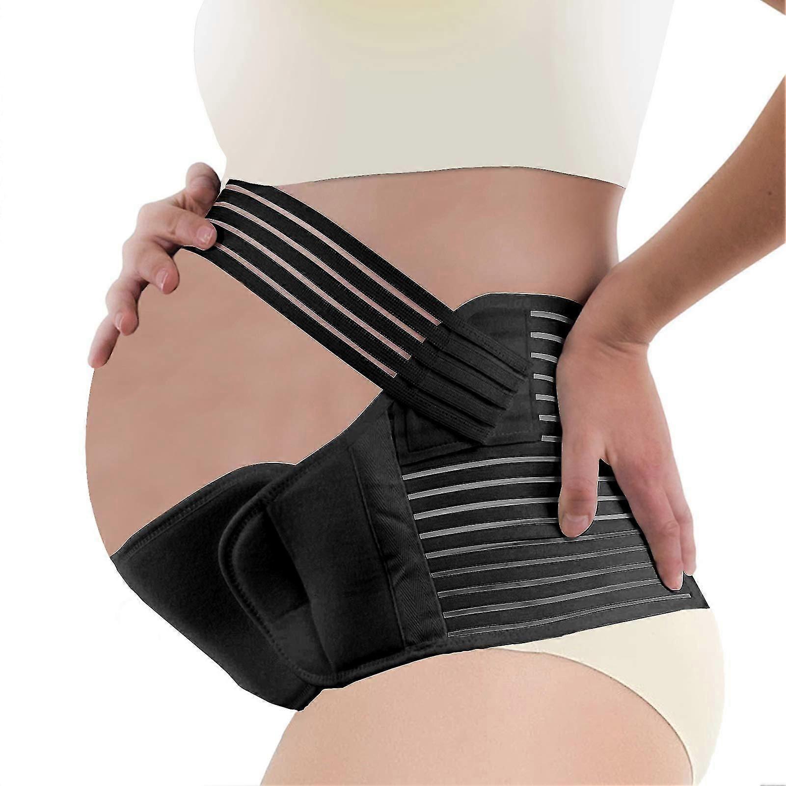 2-Pack Maternity Support Belts - 3-in-1 Pregnancy Bands
