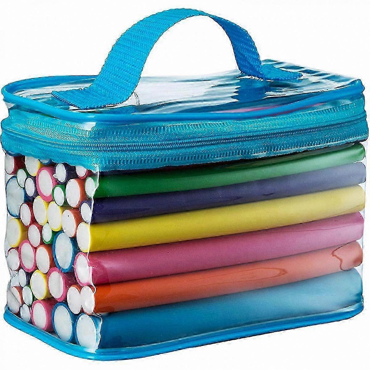 Soft Foam Hair Curlers, 42pc No Heat Flexible Rollers for Stylish Curls