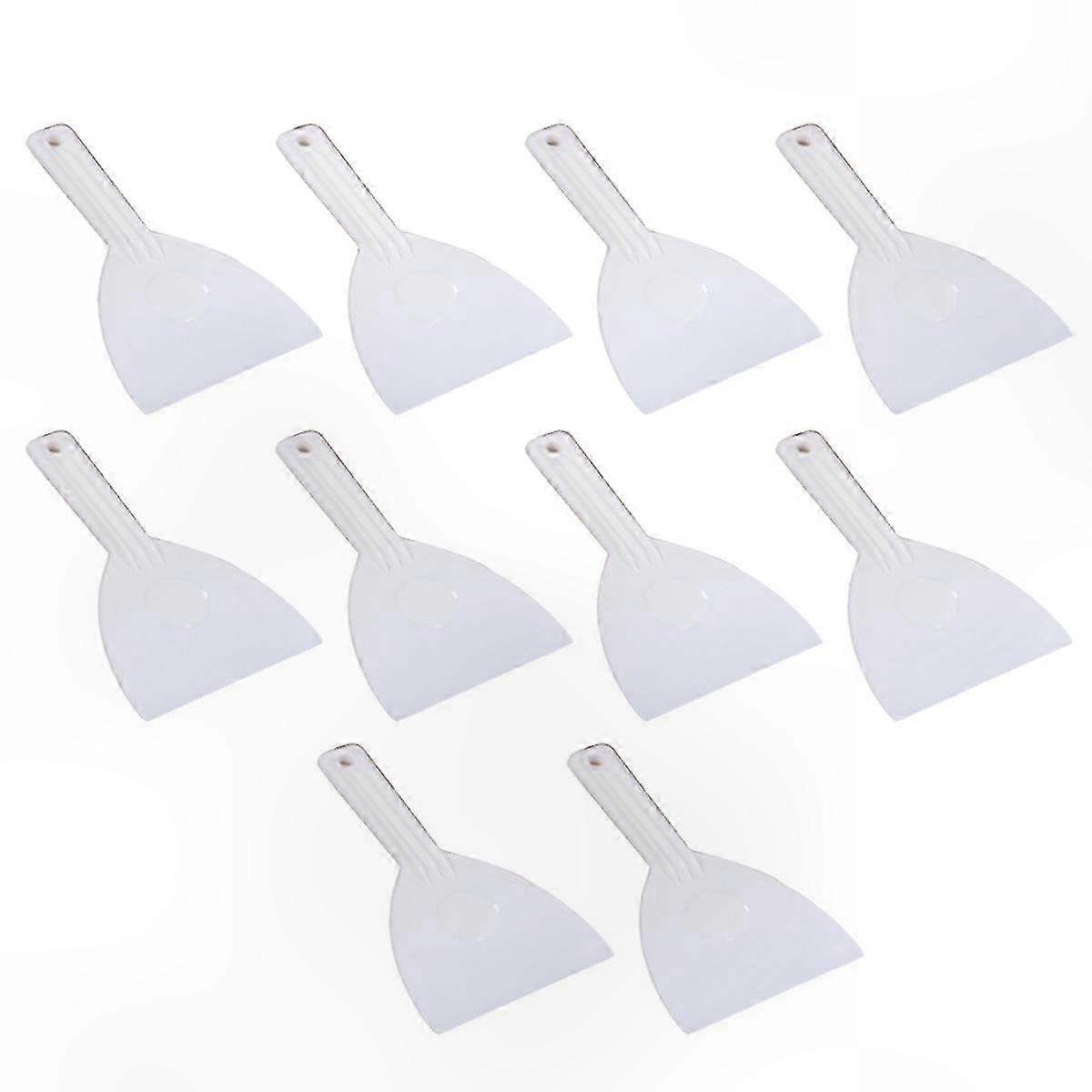 Cake Knife Plastic Scraper Butter Dough Cutter DIY Baking Kitchen Tool Soft Scraper Chocolate Shovel Triangle