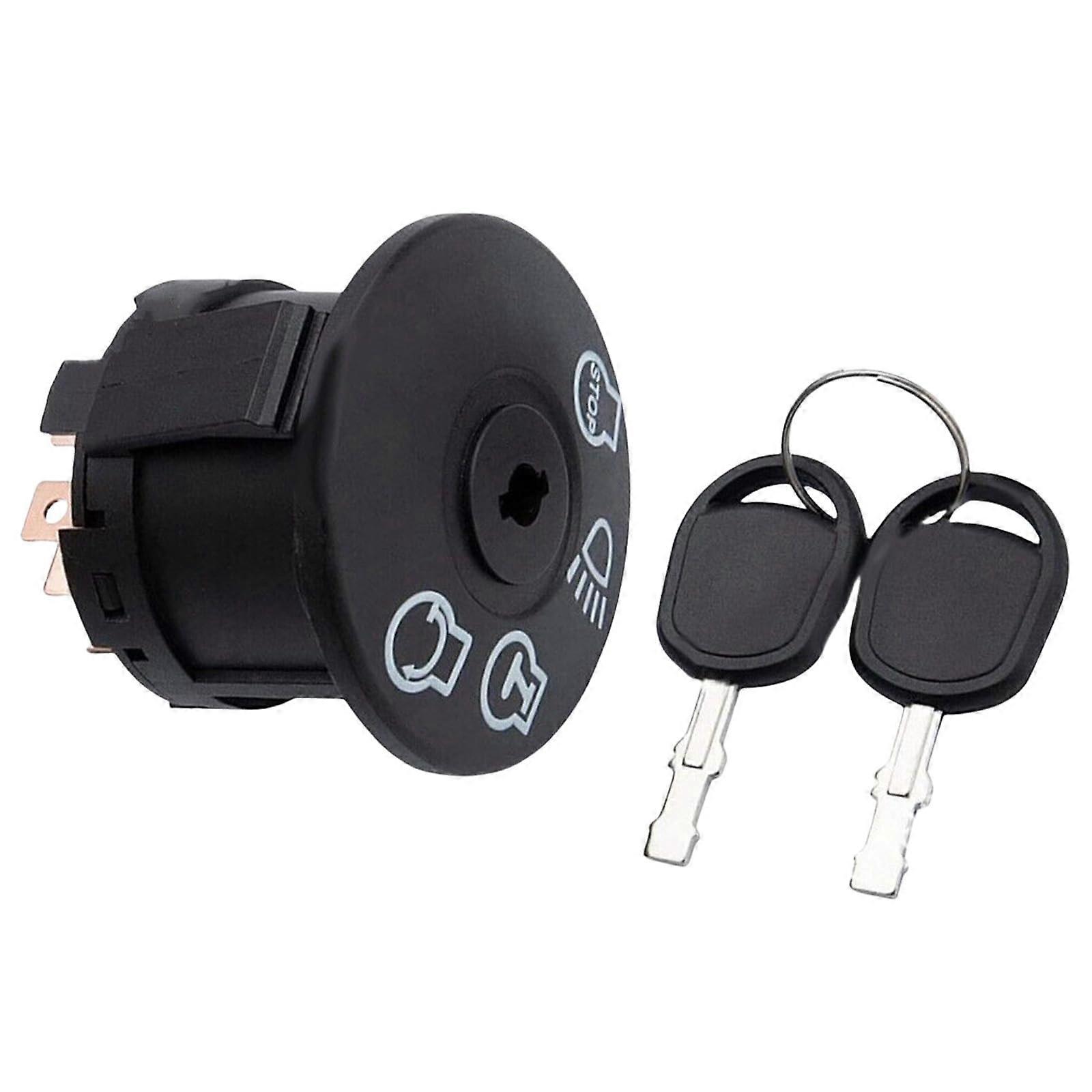Replacement Ignitions Key Switches 3 Positions 5 Terminals Heavy Duty Ignitions Key Switches For Turn Lawns Mowers