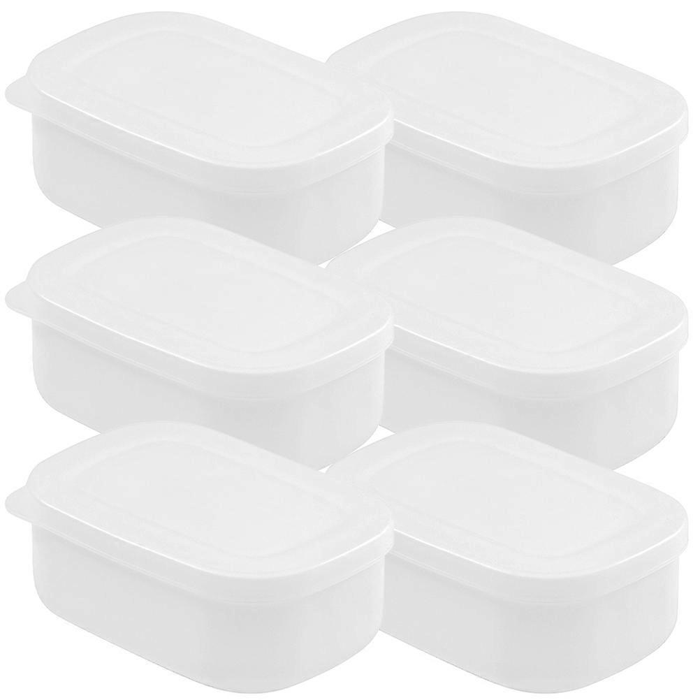 Reusable Food Containers with Lids Convenient Fridge Organizers for Home Use 6Pcs