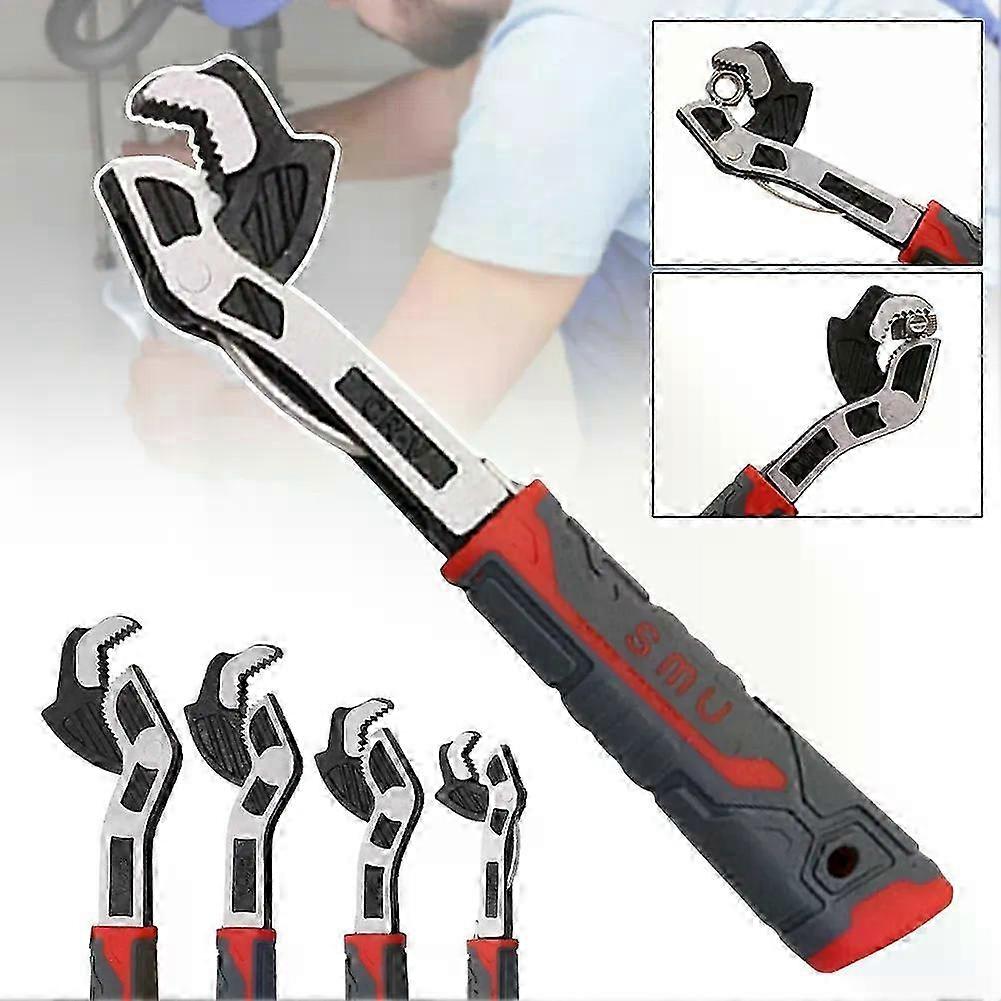 Self Locking Adjustables Pipe Wrench Universal Small Wrenches Multi...